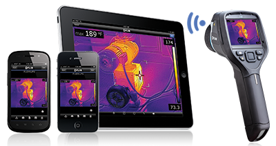 FLIR E系列红外热像仪Wi-Fi连接功能