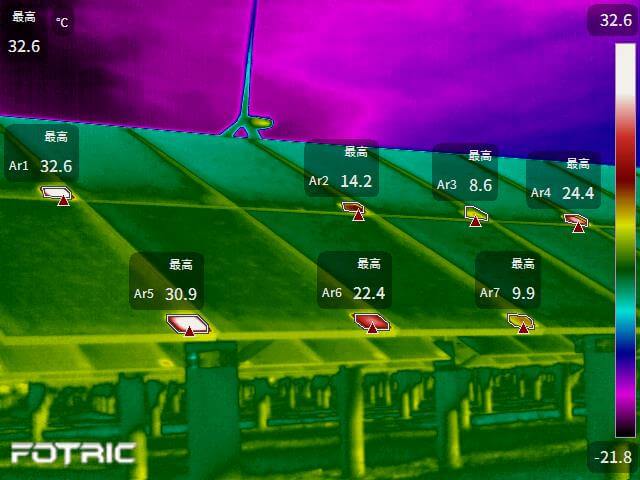 飞础科 340+手持热像仪检测光伏板热斑